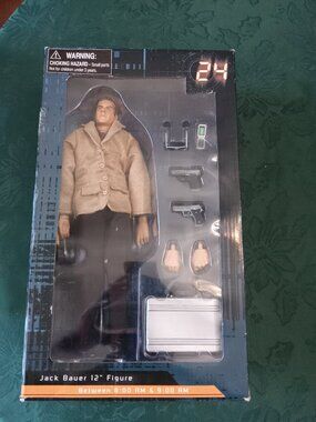 New in box 2007 Diamond Select Toys 24 TV Series Jack Bauer 12" Action Figure